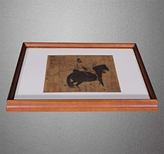 修武书画装裱配框服务案例